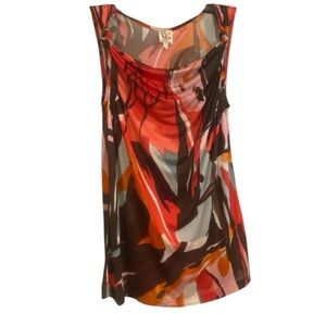 Anthropologie Weston Wear Women’s Sleeveless Print Top New size medium